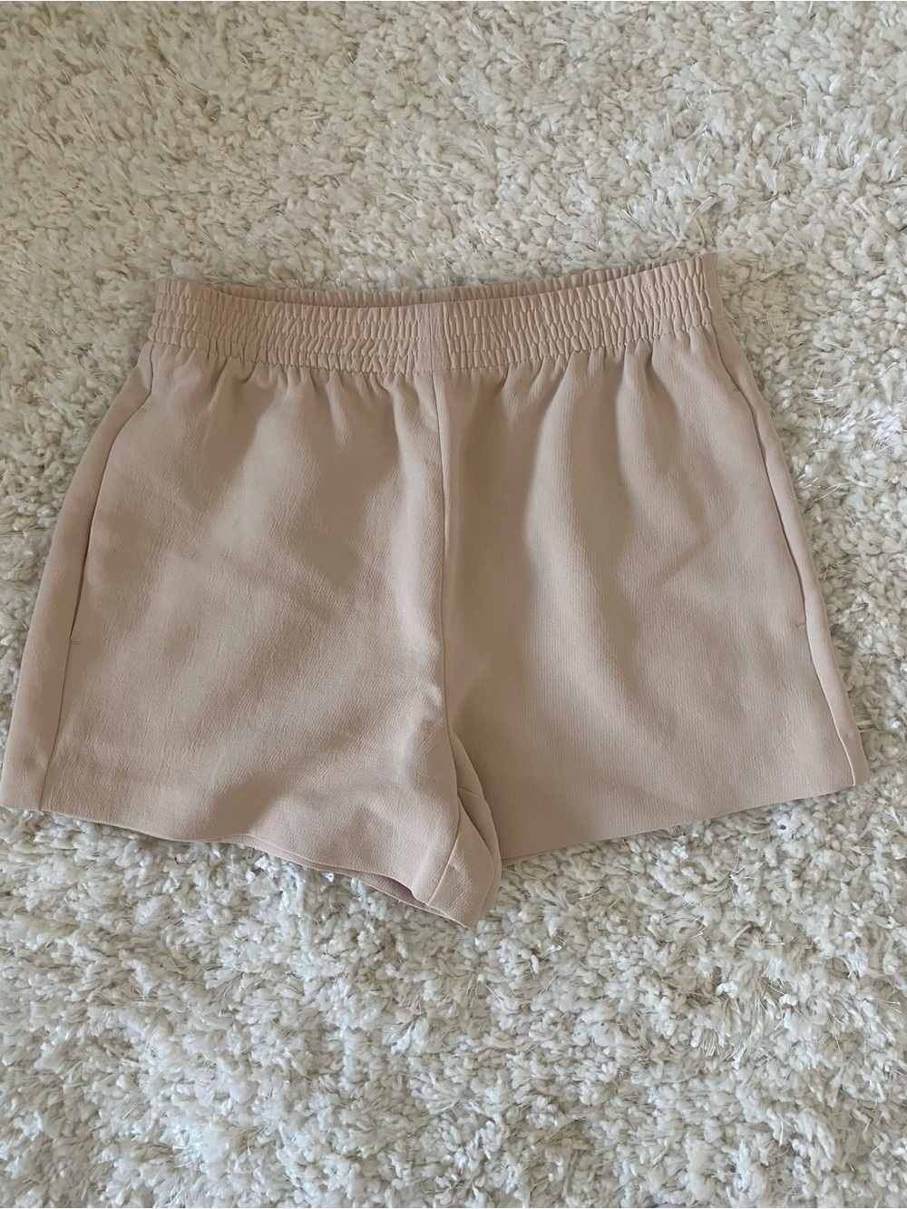 Aritzia Wilfred Light Beige Shorts